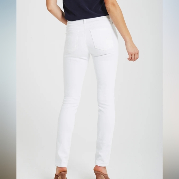 Adriano Goldschmied Women's Stilt Cigarette Leg Pant White 27R - Picture 3 of 13